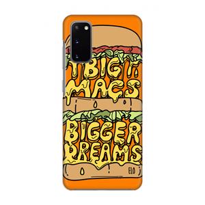 CaseCompany Big Macs Bigger Dreams: Volledig geprint Samsung Galaxy S20 Hoesje