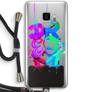 CaseCompany Dream: Samsung Galaxy S9 Transparant Hoesje met koord