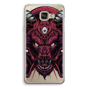 CaseCompany Hell Hound and Serpents: Samsung Galaxy A5 (2016) Transparant Hoesje