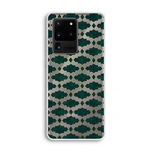 CaseCompany Moroccan tiles: Samsung Galaxy S20 Ultra Transparant Hoesje