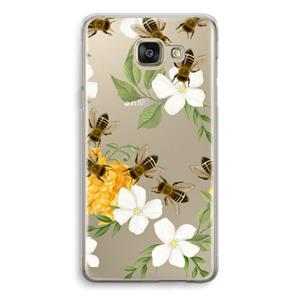 CaseCompany No flowers without bees: Samsung Galaxy A5 (2016) Transparant Hoesje