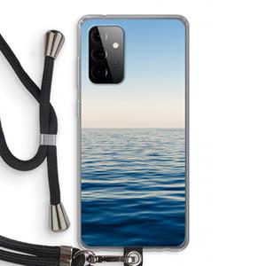 CaseCompany Water horizon: Samsung Galaxy A72 5G Transparant Hoesje met koord