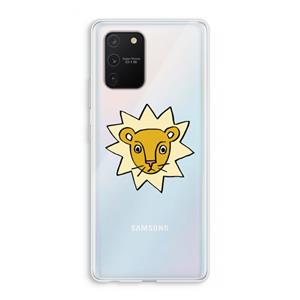 CaseCompany Kleine leeuw: Samsung Galaxy S10 Lite Transparant Hoesje