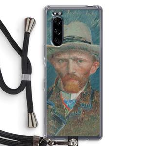 CaseCompany Van Gogh: Sony Xperia 5 Transparant Hoesje met koord