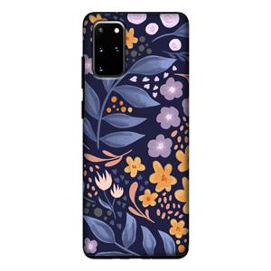 CaseCompany Flowers with blue leaves: Samsung Galaxy S20 Plus Tough Case