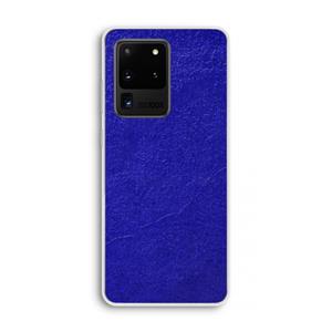 CaseCompany Majorelle Blue: Samsung Galaxy S20 Ultra Transparant Hoesje