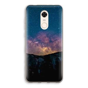 CaseCompany Travel to space: Xiaomi Redmi 5 Transparant Hoesje