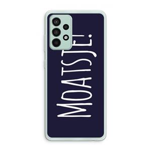 CaseCompany Moatsje!: Samsung Galaxy A52s 5G Transparant Hoesje