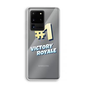 CaseCompany Victory Royale: Samsung Galaxy S20 Ultra Transparant Hoesje