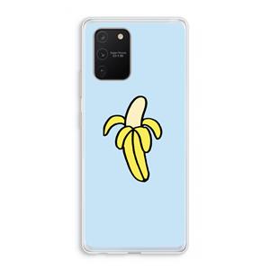 CaseCompany Banana: Samsung Galaxy S10 Lite Transparant Hoesje