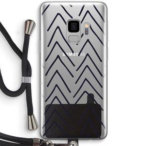 CaseCompany Marrakech Arrows: Samsung Galaxy S9 Transparant Hoesje met koord