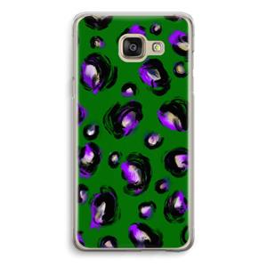 CaseCompany Green Cheetah: Samsung Galaxy A5 (2016) Transparant Hoesje