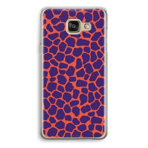 CaseCompany Purple Giraffe: Samsung Galaxy A5 (2016) Transparant Hoesje