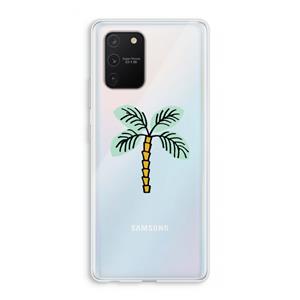 CaseCompany Palmboom: Samsung Galaxy S10 Lite Transparant Hoesje