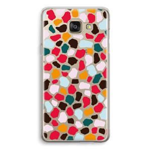 CaseCompany Colored Giraffe: Samsung Galaxy A5 (2016) Transparant Hoesje