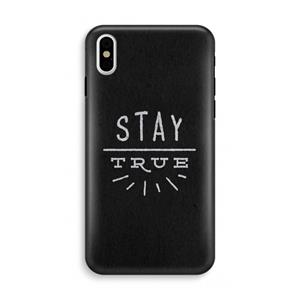 CaseCompany Stay true: iPhone XS Tough Case