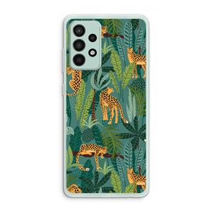 CaseCompany Luipaard 2: Samsung Galaxy A52s 5G Transparant Hoesje