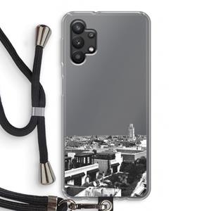 CaseCompany Marrakech Skyline : Samsung Galaxy A32 5G Transparant Hoesje met koord