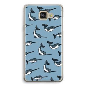 CaseCompany Narwhal: Samsung Galaxy A5 (2016) Transparant Hoesje