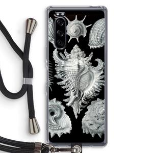 CaseCompany Haeckel Prosobranchia: Sony Xperia 5 Transparant Hoesje met koord