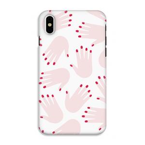 CaseCompany Hands pink: iPhone XS Tough Case