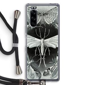 CaseCompany Haeckel Tineida: Sony Xperia 5 Transparant Hoesje met koord
