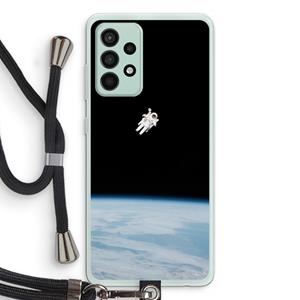 CaseCompany Alone in Space: Samsung Galaxy A52s 5G Transparant Hoesje met koord