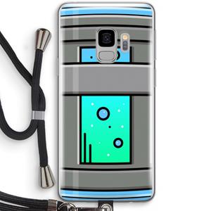 CaseCompany Chug Bottle: Samsung Galaxy S9 Transparant Hoesje met koord
