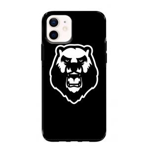 CaseCompany Angry Bear (black): iPhone 12 mini Tough Case