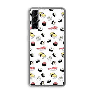 CaseCompany Sushi time: Samsung Galaxy S21 Plus Transparant Hoesje