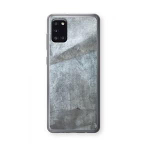 CaseCompany Grey Stone: Samsung Galaxy A31 Transparant Hoesje
