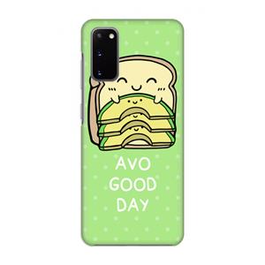 CaseCompany Avo Good Day: Volledig geprint Samsung Galaxy S20 Hoesje