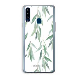 CaseCompany Branch up your life: Samsung Galaxy A20s Transparant Hoesje