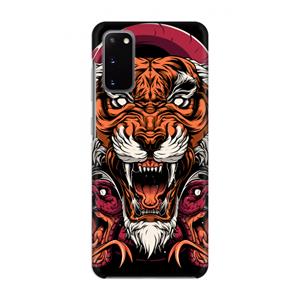 CaseCompany Tiger and Rattlesnakes: Volledig geprint Samsung Galaxy S20 Hoesje