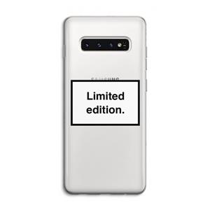 CaseCompany Limited edition: Samsung Galaxy S10 4G Transparant Hoesje