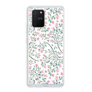 CaseCompany Sierlijke bloemen: Samsung Galaxy S10 Lite Transparant Hoesje