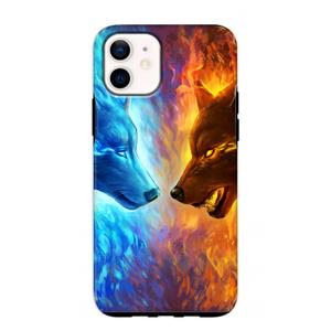 CaseCompany Fire & Ice: iPhone 12 mini Tough Case