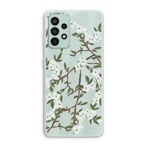 CaseCompany Blossoming spring: Samsung Galaxy A52s 5G Transparant Hoesje