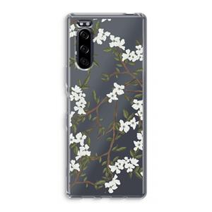 CaseCompany Blossoming spring: Sony Xperia 5 Transparant Hoesje