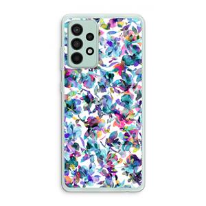 CaseCompany Hibiscus Flowers: Samsung Galaxy A52s 5G Transparant Hoesje