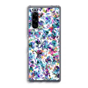 CaseCompany Hibiscus Flowers: Sony Xperia 5 Transparant Hoesje