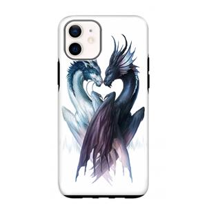 CaseCompany Yin Yang Dragons: iPhone 12 mini Tough Case