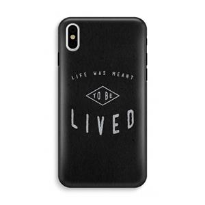 CaseCompany To be lived: iPhone XS Tough Case