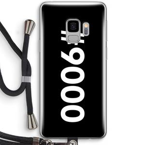 CaseCompany 9000: Samsung Galaxy S9 Transparant Hoesje met koord