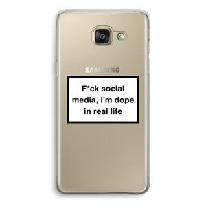 CaseCompany I'm dope: Samsung Galaxy A5 (2016) Transparant Hoesje
