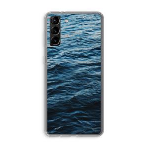 CaseCompany Oceaan: Samsung Galaxy S21 Plus Transparant Hoesje