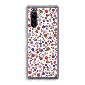 CaseCompany Planets Space: Sony Xperia 5 Transparant Hoesje