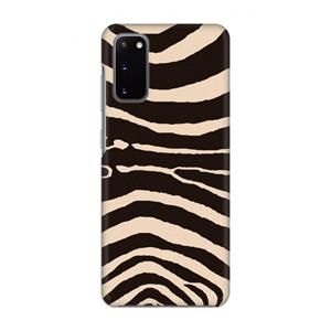 CaseCompany Arizona Zebra: Volledig geprint Samsung Galaxy S20 Hoesje
