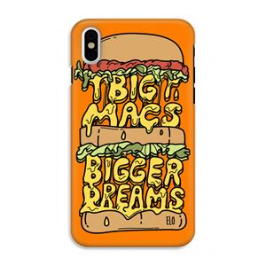 CaseCompany Big Macs Bigger Dreams: iPhone XS Tough Case