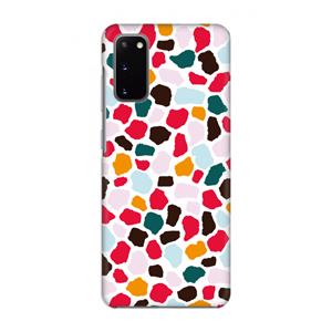 CaseCompany Colored Giraffe: Volledig geprint Samsung Galaxy S20 Hoesje